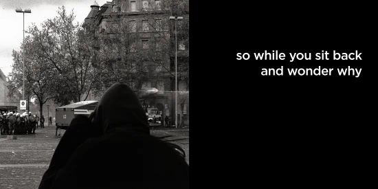 so while you sit back and wonder why