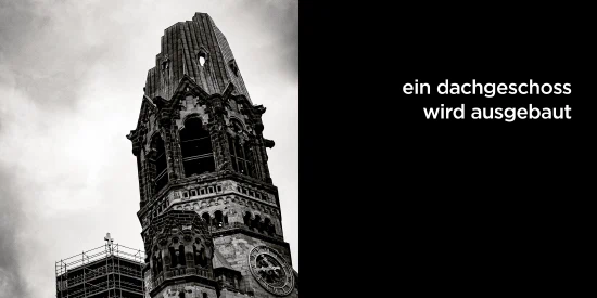 ein dachgeschoss wird ausgebaut