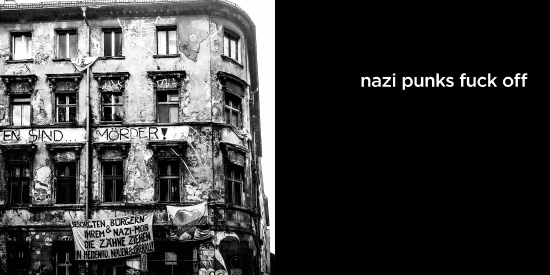 nazi punks fuck off