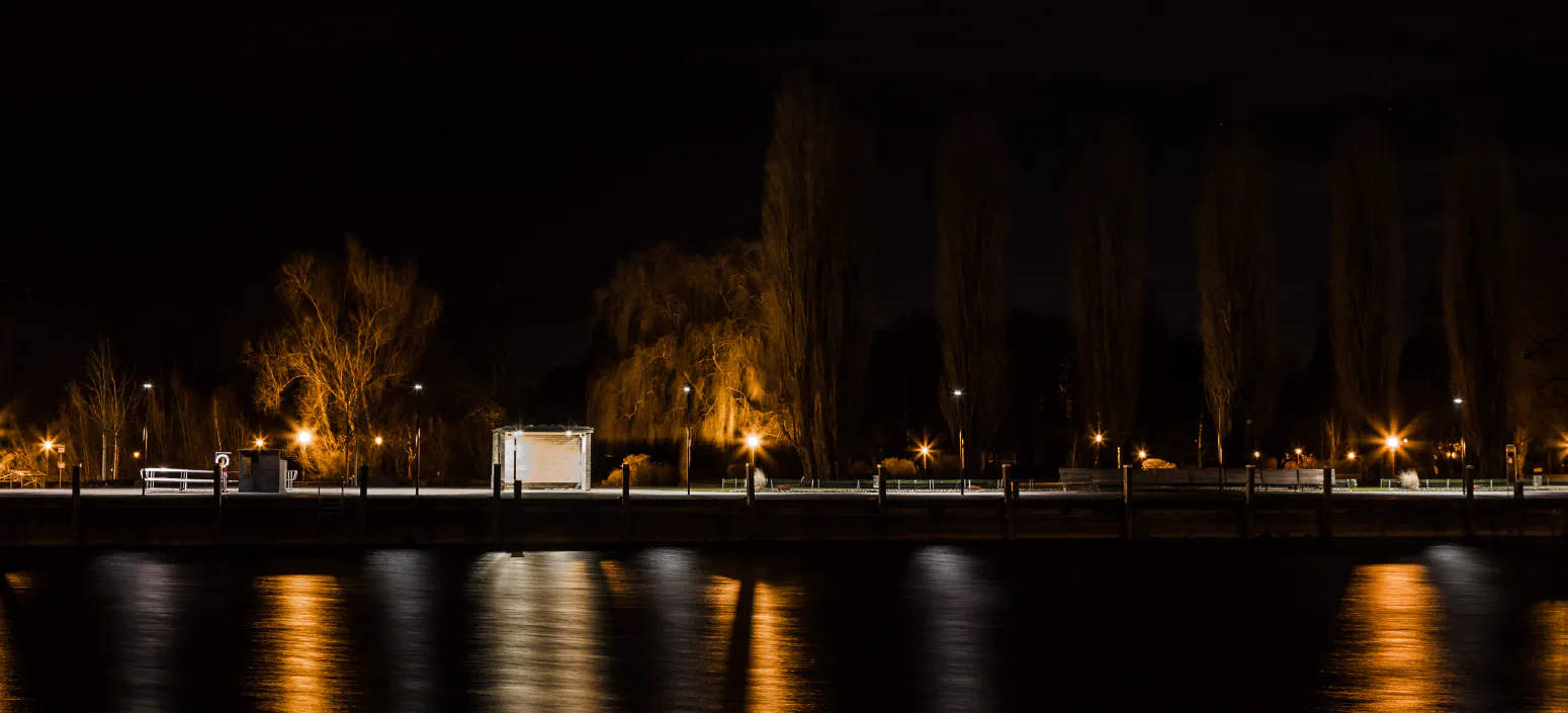 Seepromenade. Kreuzlinger Hafen. Dezember 2011